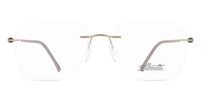 Silhouette Purist 5561/is Men's Glasses, Gold, Size 56