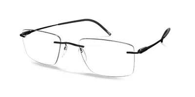 Silhouette Purist 5561/kk Men's Glasses, Black, Size 53