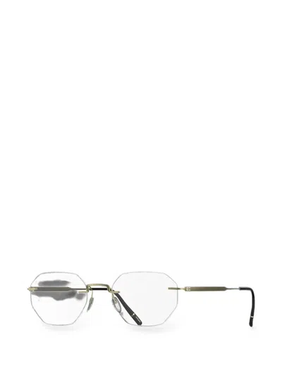 Silhouette Rimless Geometric-frame Glasses In Gold