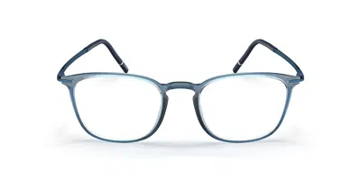 Silhouette Rising Dawn Fullrim 2963/75 4540 Occhiali Da Vista Blu Per Uomo (solo Montatura)