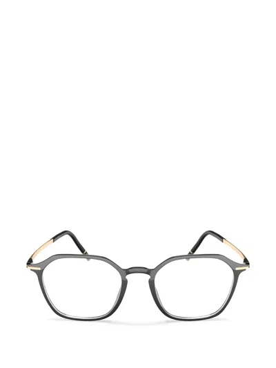 Silhouette Rising Dawn Geometric-frame Glasses In Gray