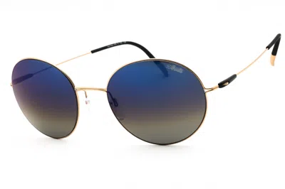 Silhouette Sant Pere 8736/75 Sunglasses In Gold