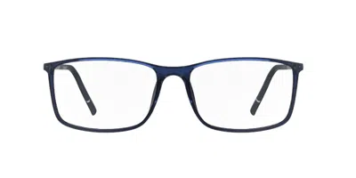 Silhouette Spx Illusion 2979/75 4510 Occhiali Da Vista Blu Per Uomo (solo Montatura) In Blue