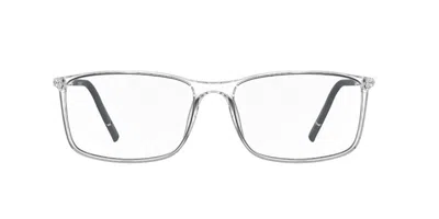 Silhouette Spx Illusion 2979/75 1000 Occhiali Da Vista Chiari Per Uomo (solo Montatura) In Gray