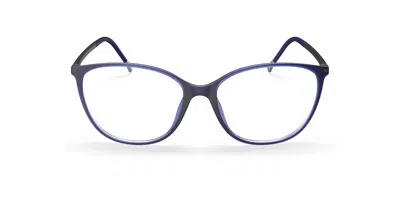 Silhouette Spx Illusion Full Rim 1601/75 Women's Glasses, Blue, Size 52