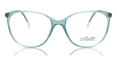 Silhouette Spx Illusion Full Rim 1601/75 Women's Glasses, Green, Size 52