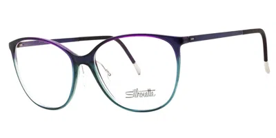 Silhouette Spx Illusion Montatura Completa 1601/75 4011 Occhiali Da Vista Per Donna (solo Montatura)
