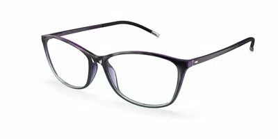 Silhouette Spx Illusion Montatura Completa 1603/75 4010 Occhiali Da Vista Purple Per Donna (solo Montatura)