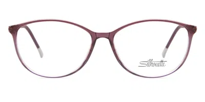 Silhouette Spx Illusion Full Rim 1604/75 Women's Glasses, Purple, Size 52