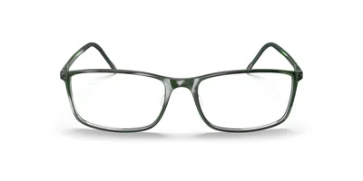 Silhouette Spx Illusion Full Rim 2934/75 Women's Glasses, Green, Size 56