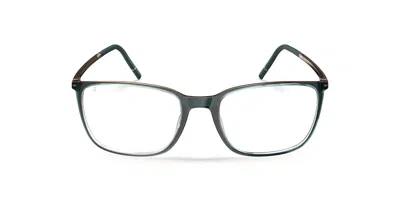 Silhouette Spx Illusion Full Rim 2961/75 Women's Glasses, Green, Size 53