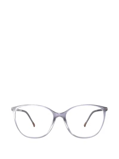 Silhouette Spx Illusion Oval-frame Glasses In Gray