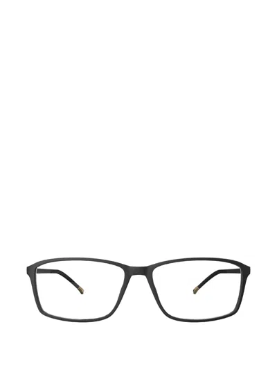 Silhouette Spx Illusion Rectangle-frame Glasses In Black