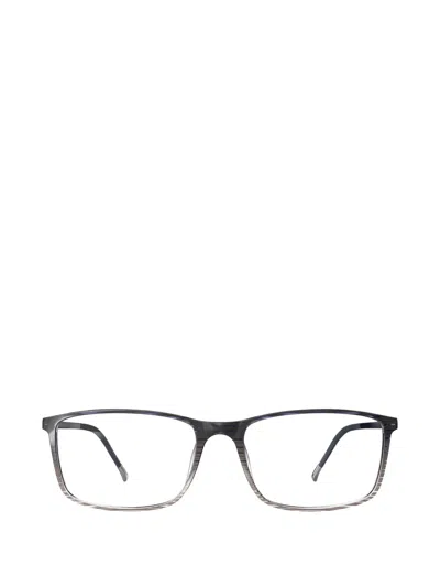 Silhouette Spx Illusion Square-frame Glasses In Black