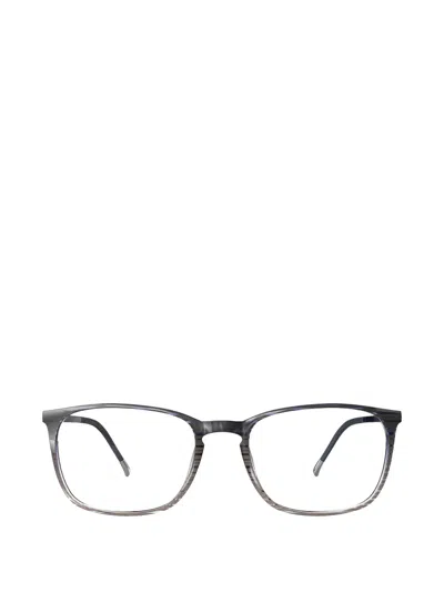 Silhouette Spx Illusion Square-frame Glasses In Black