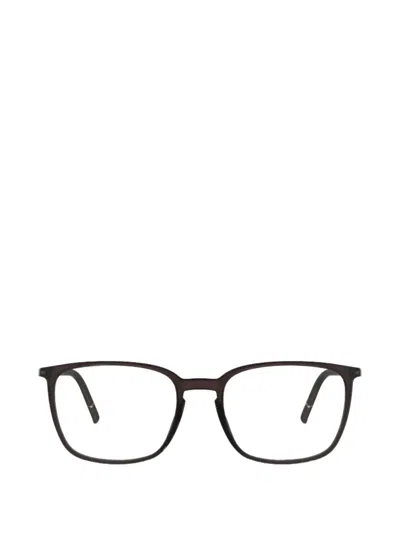 Silhouette Spx Illusion Square-frame Glasses In Gray