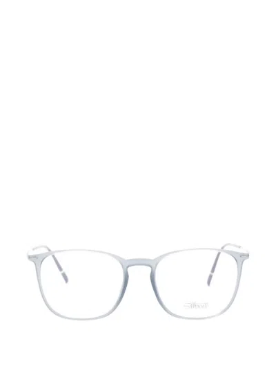 Silhouette Square-frame Glasses In Gray