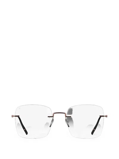 Silhouette Brille Mit Eckigem Gestell In Rosa