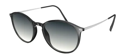 Pre-owned Silhouette Sun Lite 4079 Grey/grey Shaded (9000) Sunglasses