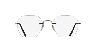 Silhouette The Visionary Demo Senza Montatura 5586/ox 7530 Occhiali Da Vista Oro Per Uomo (solo Montatura) In Blue