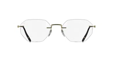 Silhouette The Visionary Demo Senza Montatura 5586/pa 8540 Occhiali Da Vista Gialli Per Uomo (solo Montatura)