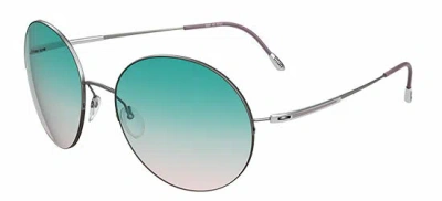 Pre-owned Silhouette Titan Breeze 8694 Brown/brown Shaded (6040) Sunglasses