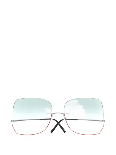 Silhouette Titan Minimal Art Stellar Butterfly-frame Glasses In Silver