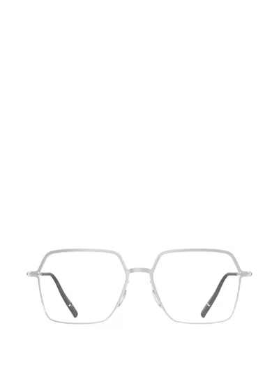 Silhouette Titanium Reframed Geometric-frame Glasses In Silver