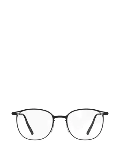 Silhouette Titanium Reframed Round-frame Glasses In Black