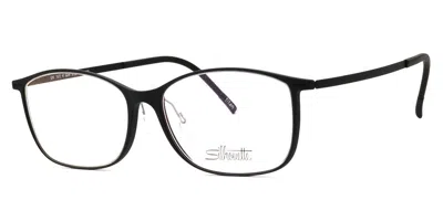 Silhouette Urban Lite 1572/41 6054 Occhiali Da Vista Per Uomo (solo Montatura) In Black