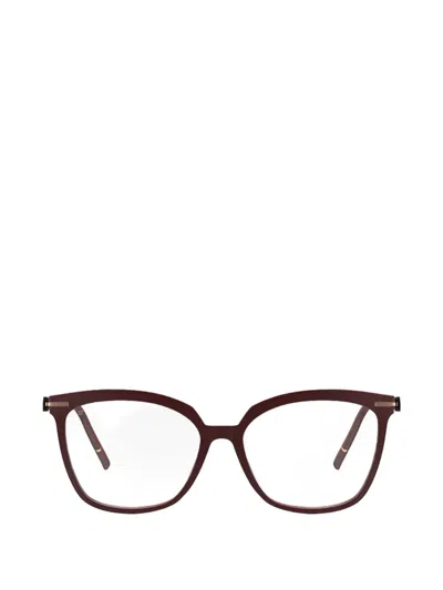 Silhouette Vibrant Horizon Cat-eye Glasses In Red