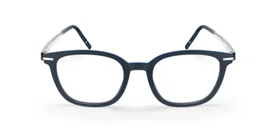 Silhouette Vibrant Horizon Fullrim 2974/75 4510 Occhiali Da Vista Blu Per Uomo (solo Montatura) In Blue