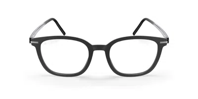 Silhouette Vibrant Horizon Fullrim 2974/75 9060 Occhiali Da Vista Neri Per Uomo (solo Montatura) In Black