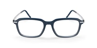 Silhouette Vibrant Horizon Fullrim 2975/75 4510 Occhiali Da Vista Blu Per Uomo (solo Montatura) In Blue