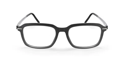 Silhouette Vibrant Horizon Fullrim 2975/75 9060 Occhiali Da Vista Neri Per Uomo (solo Montatura) In Black