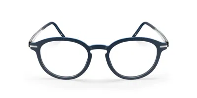 Silhouette Vibrant Horizon Fullrim 2976/75 4510 Occhiali Da Vista Blu Per Uomo (solo Montatura) In Blue