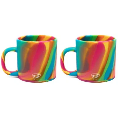 Silipint 2 Pack 16oz Silicone Coffee Mug, Hippie Hops
