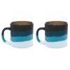 Silipint 2 Pack 16oz Silicone Coffee Mug, Moon Beam