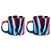 Silipint 2 Pack 16oz Silicone Coffee Mug, The Patriot