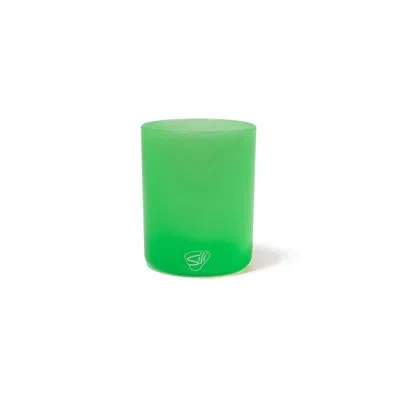 Silipint Silicone 12 oz Glow In The Dark Rocks Glass In Green