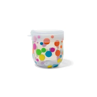 Silipint Silicone 12 oz Polka Dot Wine Tumbler With Flip Lid In Multi