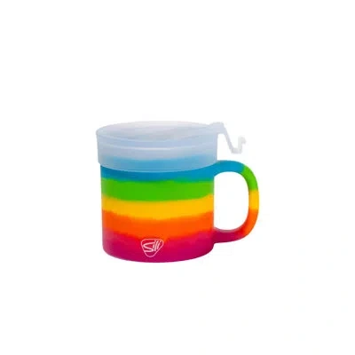 Silipint Silicone 16 oz Coffee Mug With Flip Lid In Multi