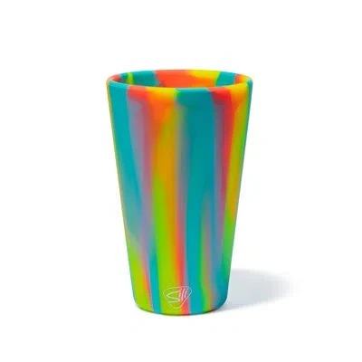 Silipint Silicone 16 oz Pint Glass In Multi