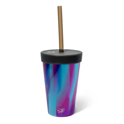 Silipint Silicone 16 oz Straw Tumbler In Multi