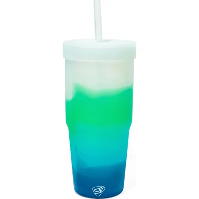 Silipint Silicone 32oz Straw Tumbler Mountain Air