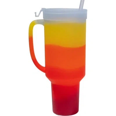 Silipint Silicone 64 oz Wtfumbler (handled Straw Tumbler) In Multi