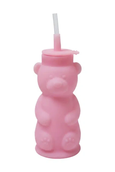 Silipint Silicone Honey Bear Training Cup In Pink