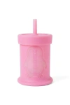 Silipint Silicone Penguin Training Cup In Pink