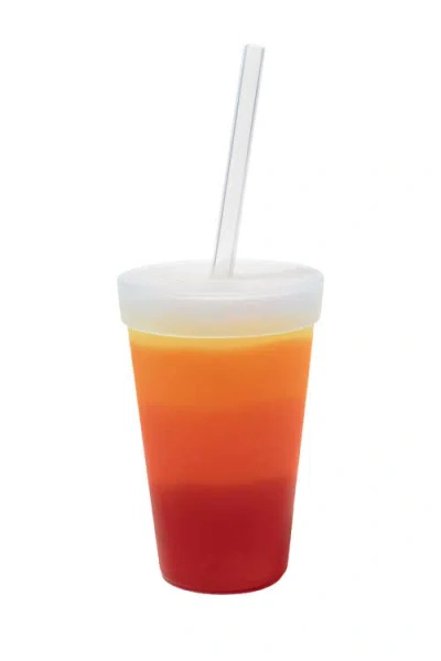 Silipint Silicone Straw Tumbler In Multi