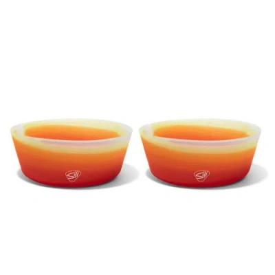 Silipint Squeezeabowl 18oz 2 Pk Marigold, Silicone, Kitchen & Dining